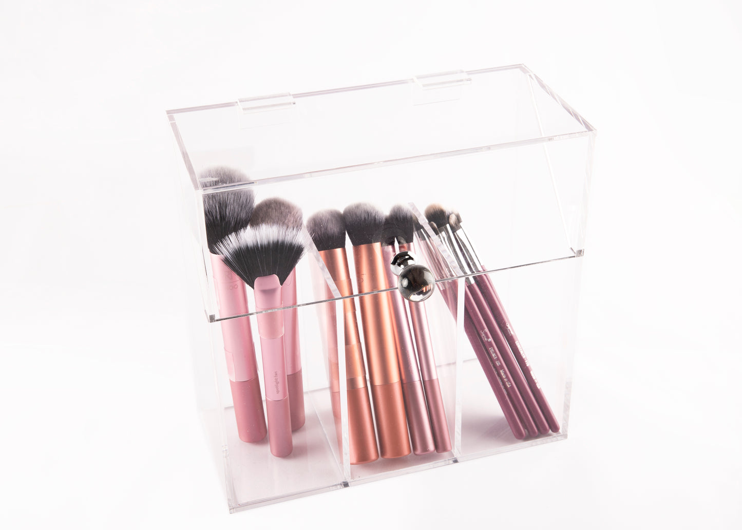 Makeup brush holder